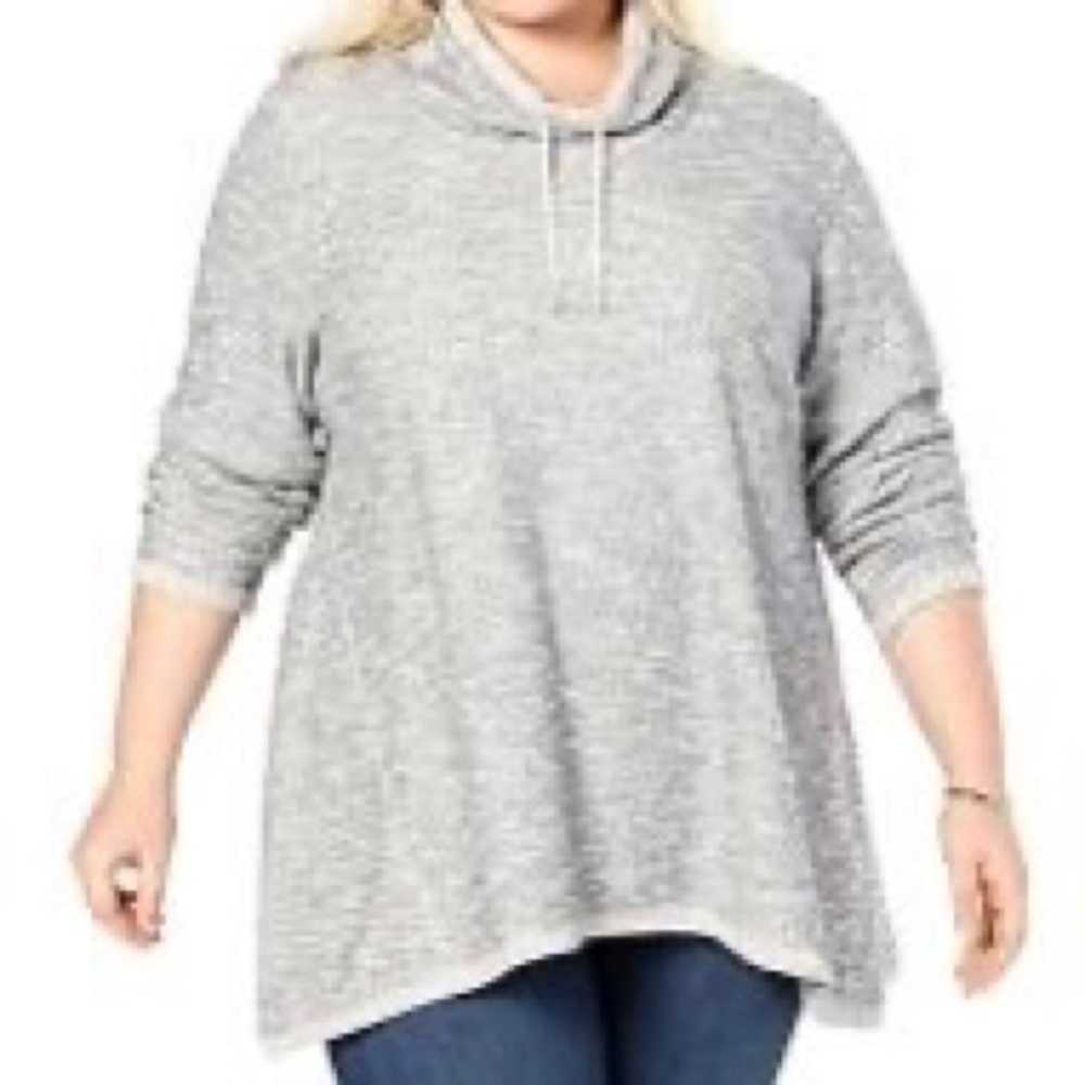 Style & Co Casual Boho Funnel Neck Sweater Size 2X